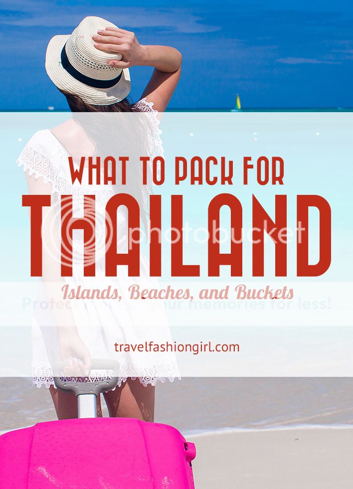 Thailand Packing List Islands, Beaches, and Buckets